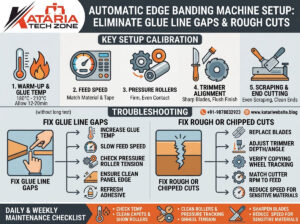 Automatic Edge Banding Machine Setup: How to Eliminate Glue Line Gaps and Rough Cuts (Troubleshooting)