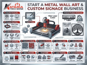 How to Start a Metal Wall Art & Custom Signage Business Using Fiber Laser Cutters