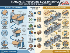 Manual Edge Banding vs. Automatic Edge Banding: When Should a Workshop Upgrade?