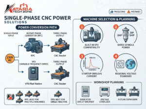 Single-Phase Power Solutions for Running Industrial CNC Machinery in Small Workshops