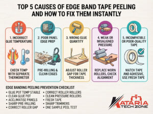Top 5 Causes of Edge Band Tape Peeling and How to Fix Them Instantly