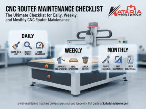 The Ultimate Checklist for Daily, Weekly, and Monthly CNC Router Maintenance