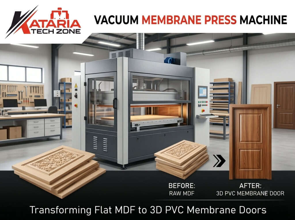 Vacuum Membrane Press Machines: Transforming Flat MDF into 3D PVC Membrane Doors